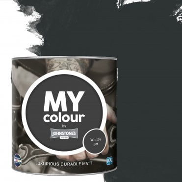 MY Colour | Whitby Jet Durable Matt Emulstion Paint 2.5L Colour | Johnstone's Paint from PPG